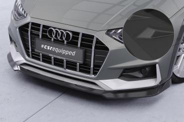 CSR Frontspoiler | Cup-Spoilerlippe mit ABE für Audi A4 B9 (Typ 8W) Allroad CSL783-S schwarz matt strukturiert (keine Lackierung erforderlich)