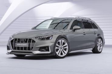CSR Frontspoiler | Cup-Spoilerlippe mit ABE für Audi A4 B9 (Typ 8W) Allroad CSL783-M Carbon Look matt strukturiert (keine Lackierung erforderlich)