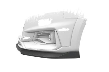 CSR Frontspoiler | Cup-Spoilerlippe mit ABE für Audi A4 B9 (Typ 8W) Allroad CSL783-M Carbon Look matt strukturiert (keine Lackierung erforderlich)