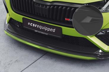 CSR Frontspoiler | Cup-Spoilerlippe mit ABE für Skoda Octavia 4 RS CSL784-S schwarz matt strukturiert (keine Lackierung erforderlich)