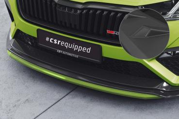 CSR Frontspoiler | Cup-Spoilerlippe mit ABE für Skoda Octavia 4 RS CSL784-L schwarz matt (Lackierung erforderlich)