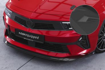 CSR Frontspoiler | Cup-Spoilerlippe mit ABE für Opel Astra L CSL785-S Strukturiert schwarz matt (keine Lackierung erforderlich)