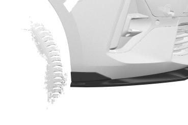 CSR Frontspoiler | Cup-Spoilerlippe mit ABE für Opel Astra L CSL787-G Glossy schwarz glänzend (keine Lackierung erforderlich)