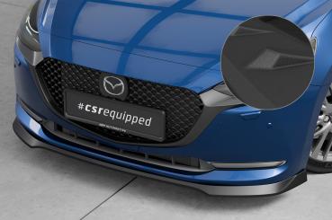 CSR Frontspoiler | Cup-Spoilerlippe mit ABE für Mazda 2 (Typ DJ) CSL789-S schwarz matt strukturiert (keine Lackierung erforderlich)