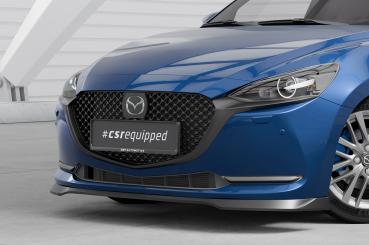CSR Frontspoiler | Cup-Spoilerlippe mit ABE für Mazda 2 (Typ DJ) CSL789-L schwarz matt (Lackierung erforderlich)