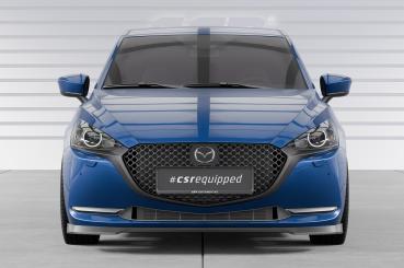 CSR Frontspoiler | Cup-Spoilerlippe mit ABE für Mazda 2 (Typ DJ) CSL789-L schwarz matt (Lackierung erforderlich)