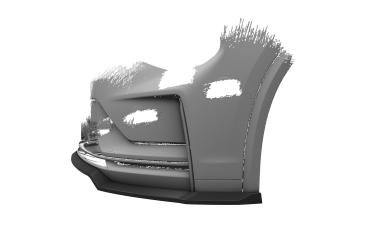 CSR Frontspoiler | Cup-Spoilerlippe mit ABE für Lynk & Co 1 CSL790-L schwarz matt (Lackierung erforderlich)