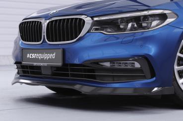 CSR Frontspoiler | Cup-Spoilerlippe mit ABE für BMW 5er G30 / G31 CSL791-L schwarz matt (Lackierung erforderlich)
