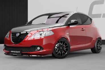 CSR Frontspoiler | Cup-Spoilerlippe mit ABE für Lancia Ypsilon (846) CSL792-L schwarz matt (Lackierung erforderlich)