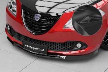 CSR Frontspoiler | Cup-Spoilerlippe mit ABE für Lancia Ypsilon (846) CSL792-C Carbon Look Hochglanz (keine Lackierung erforderlich)