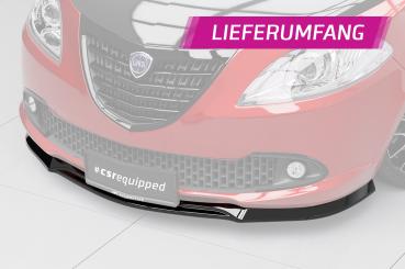 CSR Frontspoiler | Cup-Spoilerlippe mit ABE für Lancia Ypsilon (846) CSL792-L schwarz matt (Lackierung erforderlich)