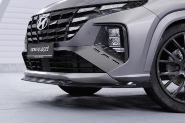 CSR Frontspoiler | Cup-Spoilerlippe mit ABE für Hyundai Tucson 4 (NX4) N-Line CSL795-M Carbon Look matt strukturiert (keine Lackierung erforderlich)