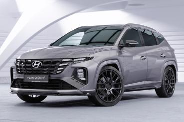 CSR Frontspoiler | Cup-Spoilerlippe mit ABE für Hyundai Tucson 4 (NX4) N-Line CSL795-M Carbon Look matt strukturiert (keine Lackierung erforderlich)