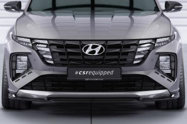 CSR Frontspoiler | Cup-Spoilerlippe mit ABE für Hyundai Tucson 4 (NX4) N-Line CSL795-M Carbon Look matt strukturiert (keine Lackierung erforderlich)