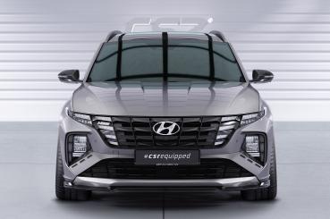 CSR Frontspoiler | Cup-Spoilerlippe mit ABE für Hyundai Tucson 4 (NX4) N-Line CSL795-M Carbon Look matt strukturiert (keine Lackierung erforderlich)