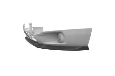 CSR Frontspoiler | Cup-Spoilerlippe mit ABE für Peugeot Boxer 2 (Typ 250) CSL799-L schwarz matt (Lackierung erforderlich)