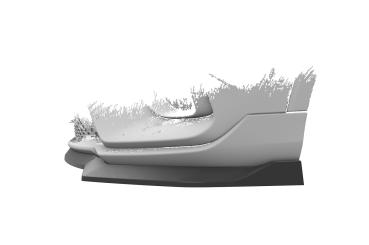 CSR Frontspoiler | Cup-Spoilerlippe mit ABE für MG ZS CSL801-C Carbon Look Hochglanz (keine Lackierung erforderlich)