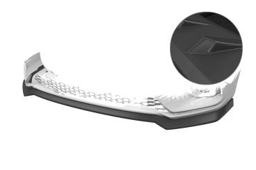 CSR Frontspoiler | Cup-Spoilerlippe mit ABE für MG ZS CSL801-L schwarz matt (Lackierung erforderlich)