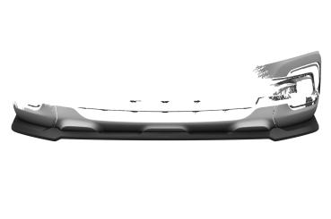 CSR Frontspoiler | Cup-Spoilerlippe mit ABE für Renault Captur 1  CSL802-L schwarz matt (Lackierung erforderlich)