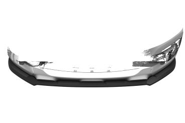 CSR Frontspoiler | Cup-Spoilerlippe mit ABE für Renault Captur 1  CSL802-L schwarz matt (Lackierung erforderlich)