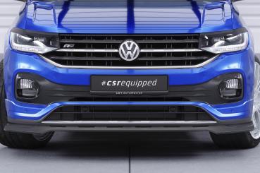 CSR Frontspoiler | Cup-Spoilerlippe mit ABE für VW T-Cross (Typ C1) CSL805-S schwarz matt strukturiert (keine Lackierung erforderlich)