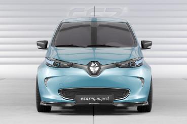CSR Frontspoiler | Cup-Spoilerlippe mit ABE für Renault Zoe CSL806-L schwarz matt (Lackierung erforderlich)