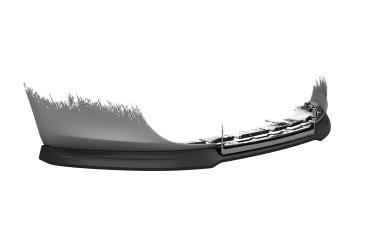 CSR Frontspoiler | Cup-Spoilerlippe mit ABE für Renault Zoe CSL806-L schwarz matt (Lackierung erforderlich)