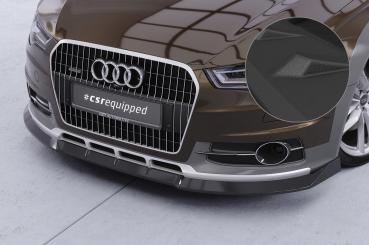 CSR Frontspoiler | Cup-Spoilerlippe mit ABE für Audi A6 C7 (Typ 4G) Allroad CSL809-S Strukturiert schwarz matt (keine Lackierung erforderlich)