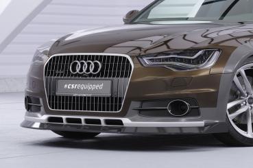 CSR Frontspoiler | Cup-Spoilerlippe mit ABE für Audi A6 C7 (Typ 4G) Allroad CSL809-L Lackierung erforderlich (unlackiert)
