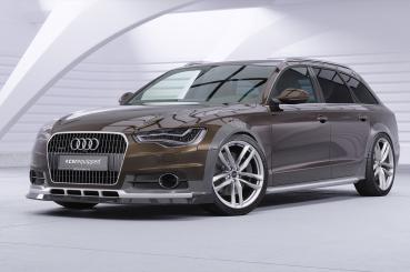 CSR Frontspoiler | Cup-Spoilerlippe mit ABE für Audi A6 C7 (Typ 4G) Allroad CSL809-L Lackierung erforderlich (unlackiert)