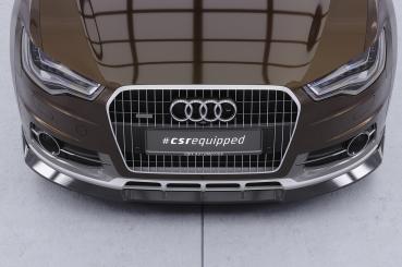 CSR Frontspoiler | Cup-Spoilerlippe mit ABE für Audi A6 C7 (Typ 4G) Allroad CSL809-L Lackierung erforderlich (unlackiert)