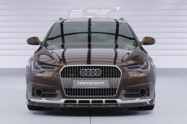 CSR Frontspoiler | Cup-Spoilerlippe mit ABE für Audi A6 C7 (Typ 4G) Allroad CSL809-L Lackierung erforderlich (unlackiert)
