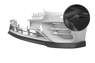 CSR Frontspoiler | Cup-Spoilerlippe mit ABE für Mercedes-Benz E-Klasse W213 / S213 CSL812-C Carbon Look Hochglanz (keine Lackierung erforderlich)