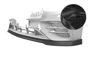 CSR Frontspoiler | Cup-Spoilerlippe mit ABE für Mercedes-Benz E-Klasse W213 / S213 CSL812-G Glossy schwarz Hochglanz (keine Lackierung erforderlich)