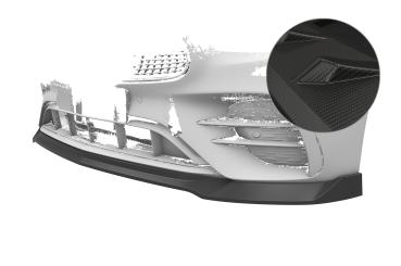 CSR Frontspoiler | Cup-Spoilerlippe mit ABE für Mercedes-Benz E-Klasse W213 / S213 CSL812-M Carbon Look matt strukturiert (keine Lackierung erforderlich)