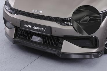 CSR Frontspoiler | Cup-Spoilerlippe mit ABE für Kia EV6 GT / GT-Line CSL814-G Glossy schwarz glänzend (keine Lackierung erforderlich)