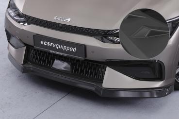 CSR Frontspoiler | Cup-Spoilerlippe mit ABE für Kia EV6 GT / GT-Line CSL814-L Lackierung erforderlich (schwarz matt)