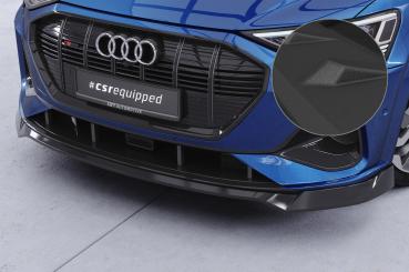 CSR Frontspoiler | Cup-Spoilerlippe mit ABE für Audi e-tron GE CSL817-S schwarz matt strukturiert (keine Lackierung erforderlich)