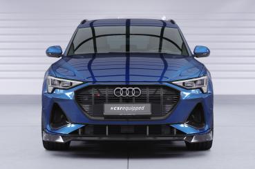 CSR Frontspoiler | Cup-Spoilerlippe mit ABE für Audi e-tron GE CSL817-L schwarz matt (Lackierung erforderlich)