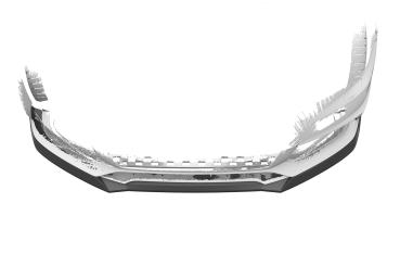 CSR Frontspoiler | Cup-Spoilerlippe mit ABE für Audi S1 8X CSL819-L schwarz matt (Lackierung erforderlich)