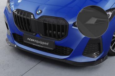 CSR Frontspoiler | Cup-Spoilerlippe mit ABE für BMW 2er U06 Active Tourer CSL821-S schwarz matt strukturiert (keine Lackierung erforderlich)