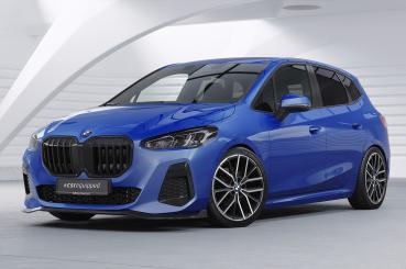 CSR Frontspoiler | Cup-Spoilerlippe mit ABE für BMW 2er U06 Active Tourer CSL821-L schwarz matt (Lackierung erforderlich)