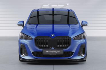 CSR Frontspoiler | Cup-Spoilerlippe mit ABE für BMW 2er U06 Active Tourer CSL821-L schwarz matt (Lackierung erforderlich)