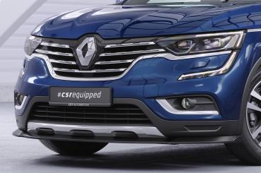 CSR Frontspoiler | Cup-Spoilerlippe mit ABE für Renault Koleos (2. Gen) CSL823-C Carbon Look Hochglanz (keine Lackierung erforderlich)