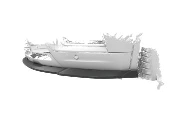 CSR Frontspoiler | Cup-Spoilerlippe mit ABE für Renault Koleos (2. Gen) CSL823-C Carbon Look Hochglanz (keine Lackierung erforderlich)