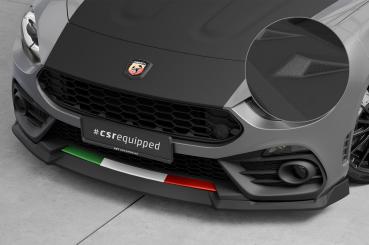 CSR Frontspoiler | Cup-Spoilerlippe mit ABE für Fiat Abarth 124 Spider CSL824-S schwarz matt strukturiert (keine Lackierung erforderlich)