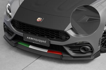 CSR Frontspoiler | Cup-Spoilerlippe mit ABE für Fiat Abarth 124 Spider CSL824-L schwarz matt (Lackierung erforderlich)