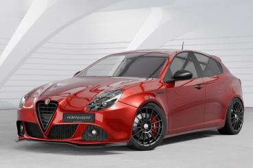CSR Frontspoiler | Cup-Spoilerlippe mit ABE für Alfa Romeo Giulietta (Typ 940) CSL834-L schwarz matt (Lackierung erforderlich)
