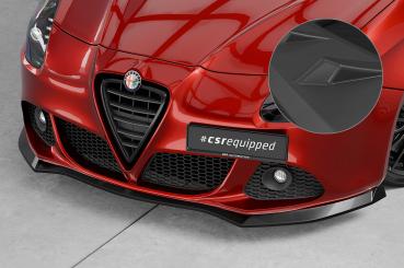 CSR Frontspoiler | Cup-Spoilerlippe mit ABE für Alfa Romeo Giulietta (Typ 940) CSL834-L schwarz matt (Lackierung erforderlich)