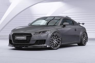 CSR Frontspoiler | Cup-Spoilerlippe mit ABE für Audi TT FV/8S CSL835-S schwarz matt strukturiert (keine Lackierung erforderlich)